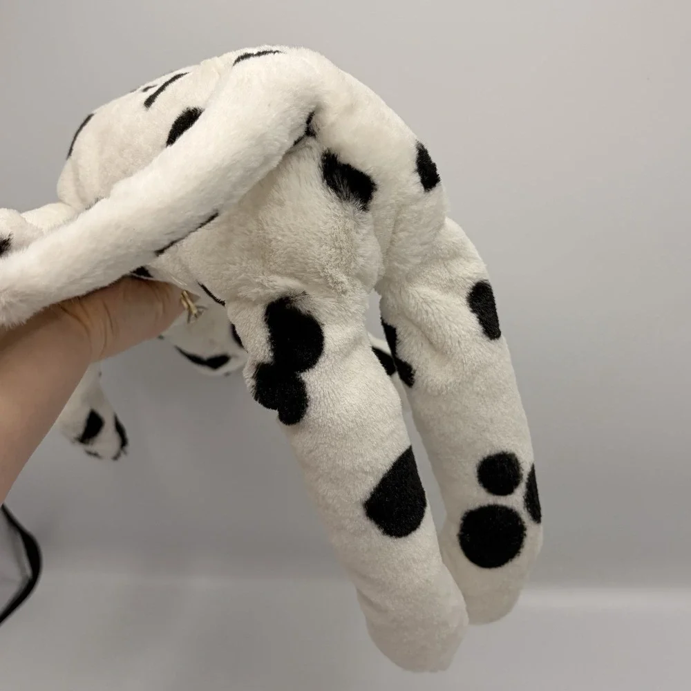 IKEA‎ Plush Dog Dalmatian Gosig Vovven Black White Spotted Floppy